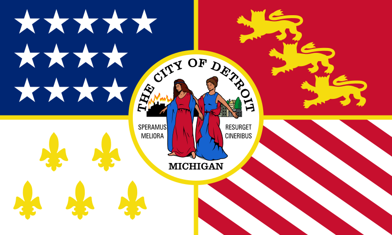 Detroit City Flag