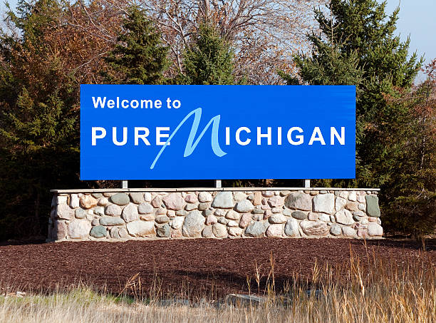 Welcome to Michigan sign